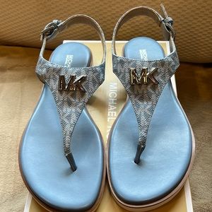 Michael Kors size 8.5 sandals - light blue
